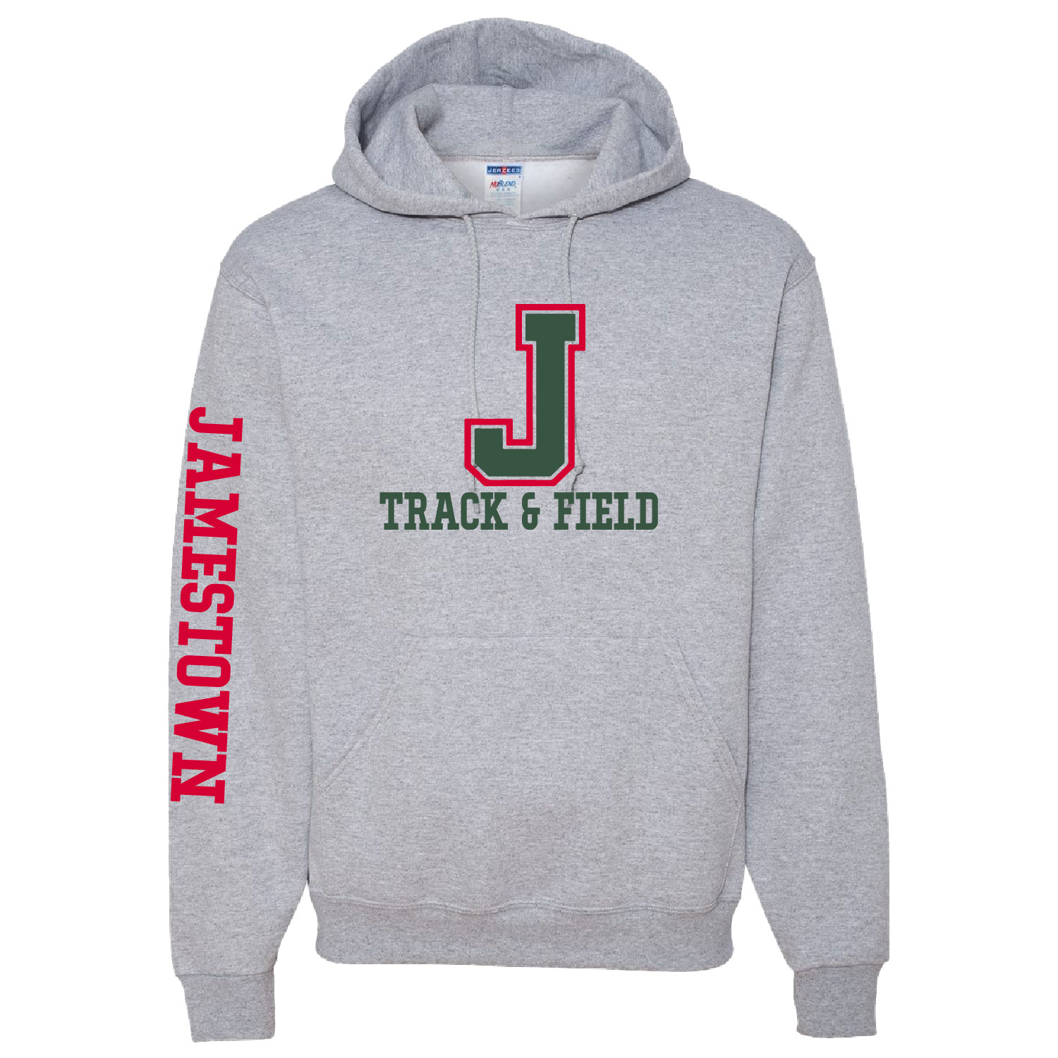Jamestown Track – Cotton Hooded – Athletic Heather product image