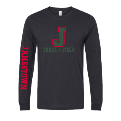 Jamestown Track – Bella Ringspun Long Sleeve Shirt – Vintage Black product image
