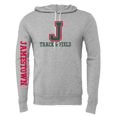 Jamestown Track – Bella Unisex Sponge Fleece Hoodie – Athletic Heather product image