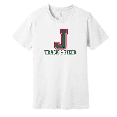 Jamestown Track – Bella Ringspun Short Sleeve Shirt – Whtie product image