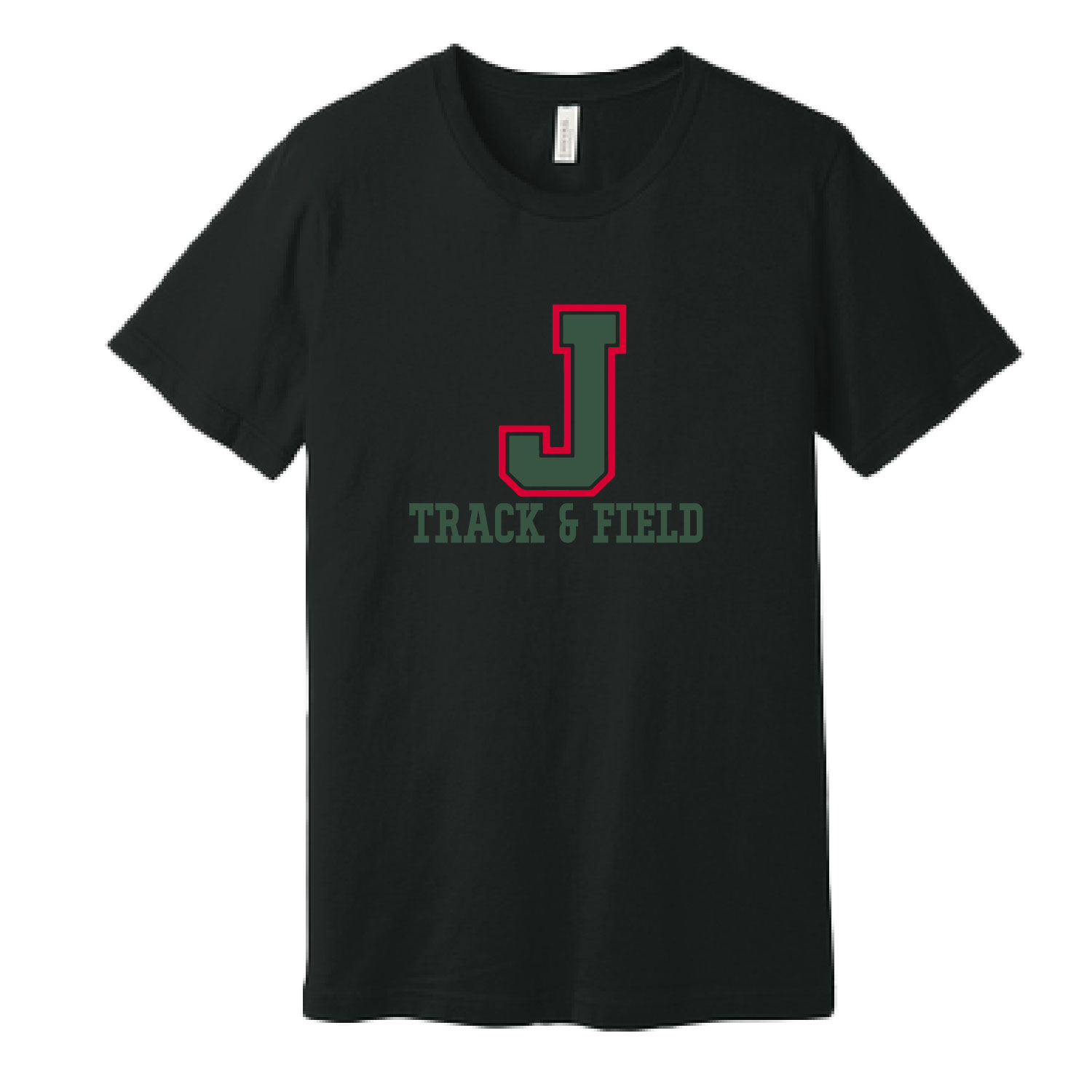 Jamestown Track - Bella Ringspun Short Sleeve Shirt - Vintage Black
