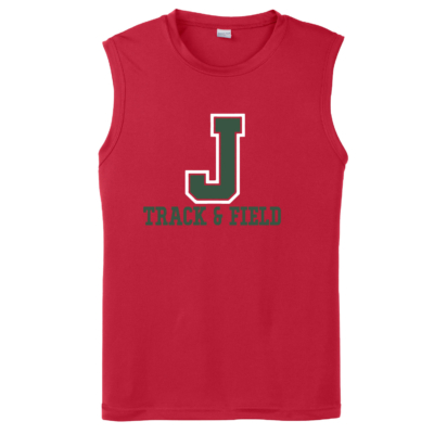 Jamestown Track – Sport Tek – POLY Tank – Red product image