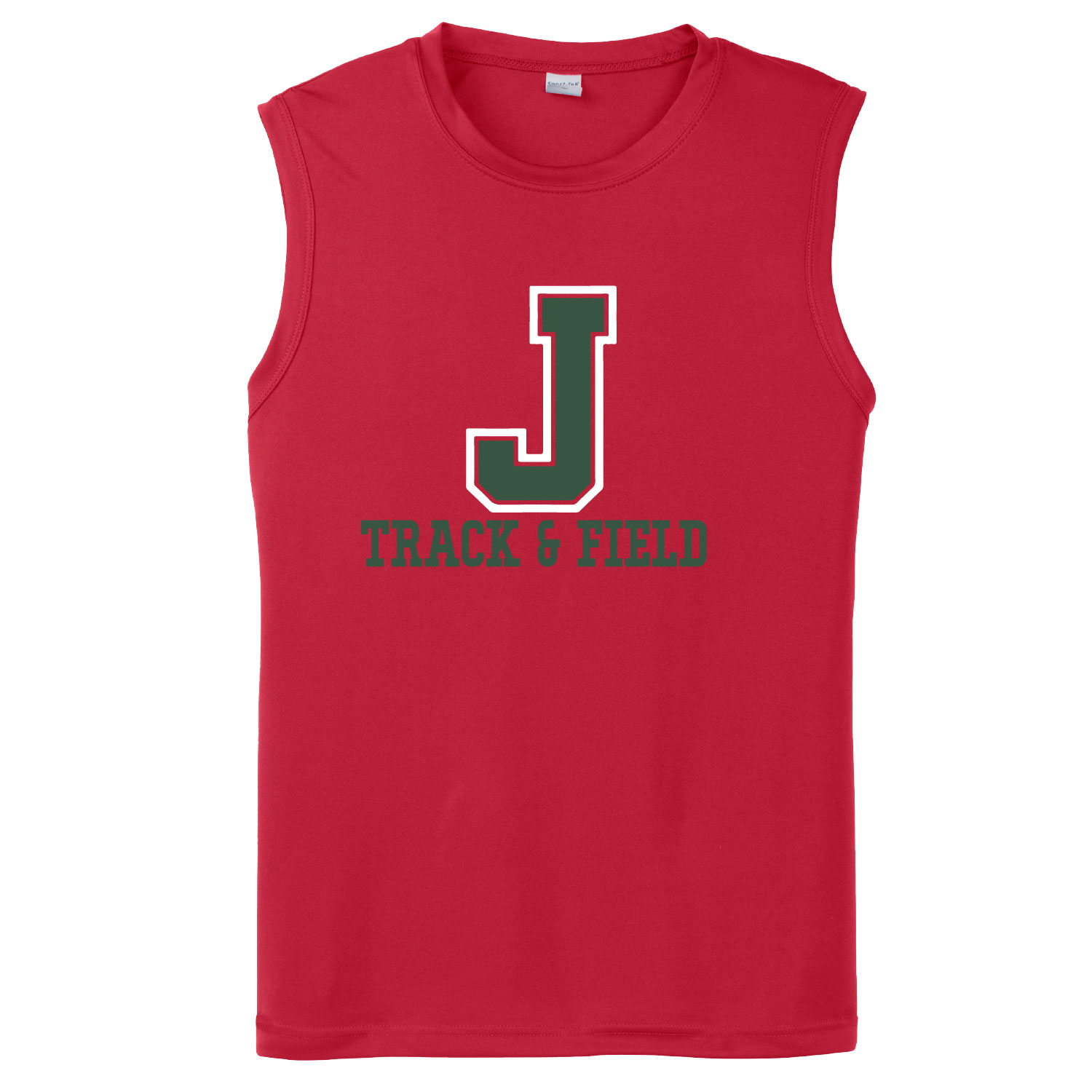 Jamestown Track – Sport Tek – POLY Tank – Red product image