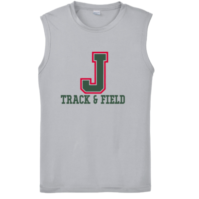 Jamestown Track – Sport Tek – POLY Tank – Silver product image