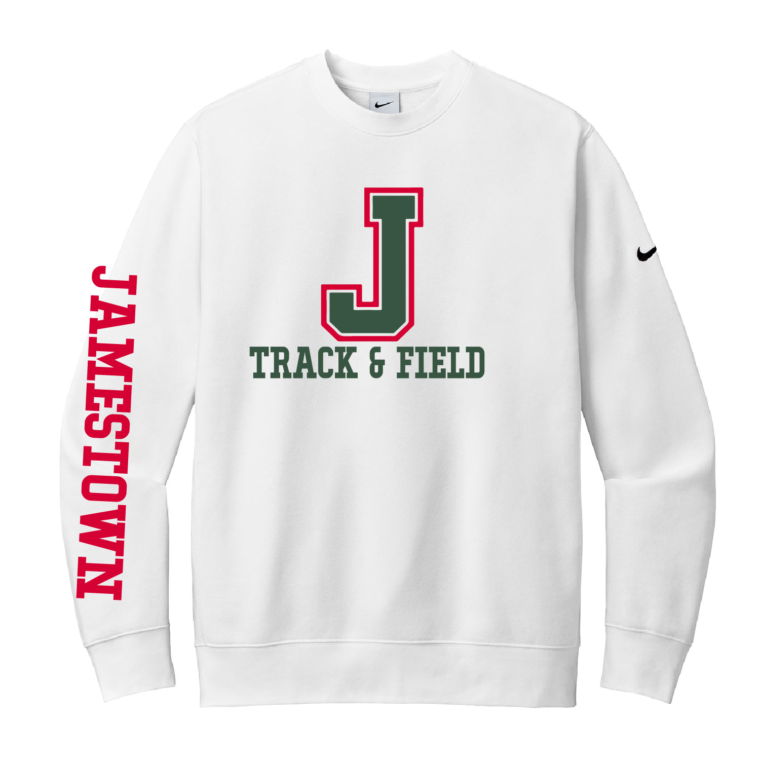 Jamestown Track – Nike Club Fleece Crew – White product image