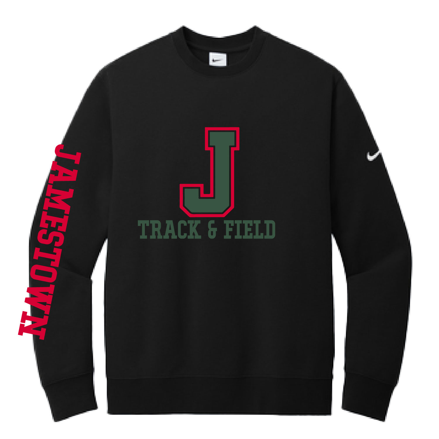 Jamestown Track – Nike Club Fleece Crew – Black product image