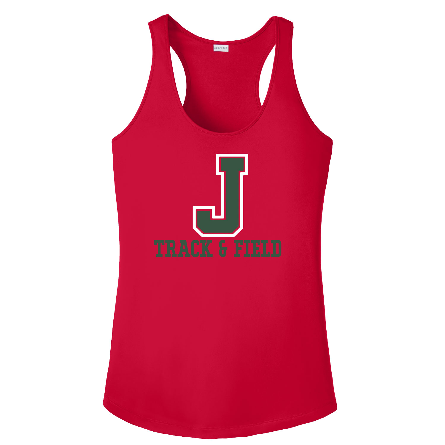 Jamestown Track – Sport Tek – POLY Ladies Tank – Red product image