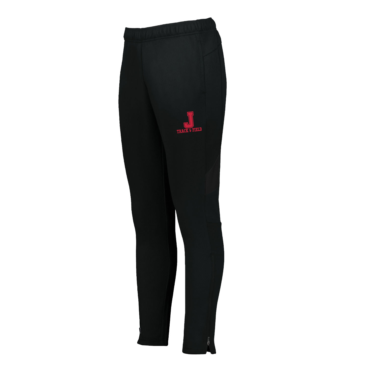 Jamestown Track – Holloway Ladies Limitless Pants With Zippers at Bottom – Black product image