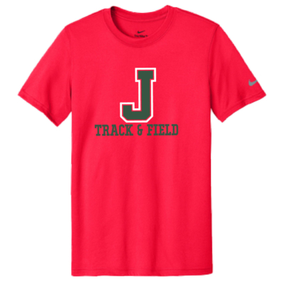 Jamestown Track – Nike Swoosh Sleeve Tee – University Red product image