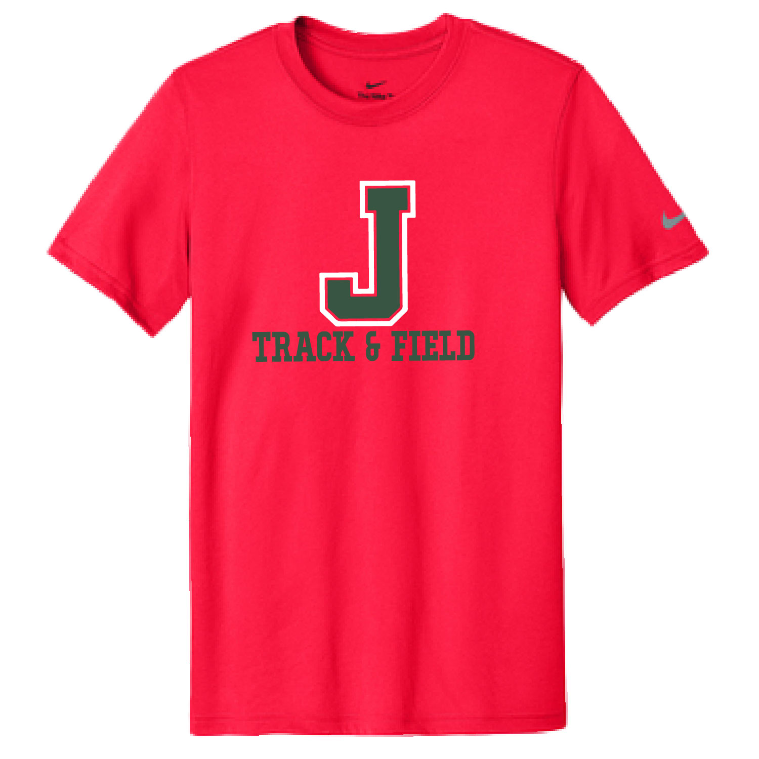 Jamestown Track – Nike Swoosh Sleeve Tee – University Red product image