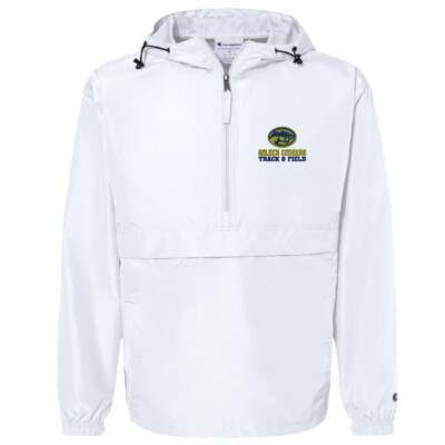 Golden Cougars Track – Champion Windbreaker – White EMBROIDERED product image