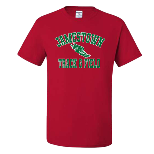 Jamestown Track - Cotton Short Sleeve Shirts - Red
