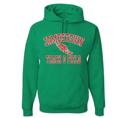 Jamestown Track – Cotton Hooded Sweatshirt – Kelly product image