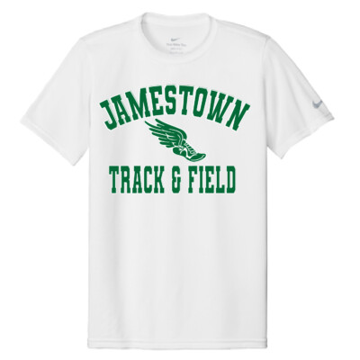 Jamestown Track – Nike DriFit Tee – White product image