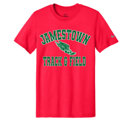 Jamestown Track – Nike DriFit Tee – University Red product image