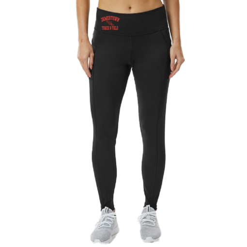 Jamestown Track - Ladies Addidas Black Leggings