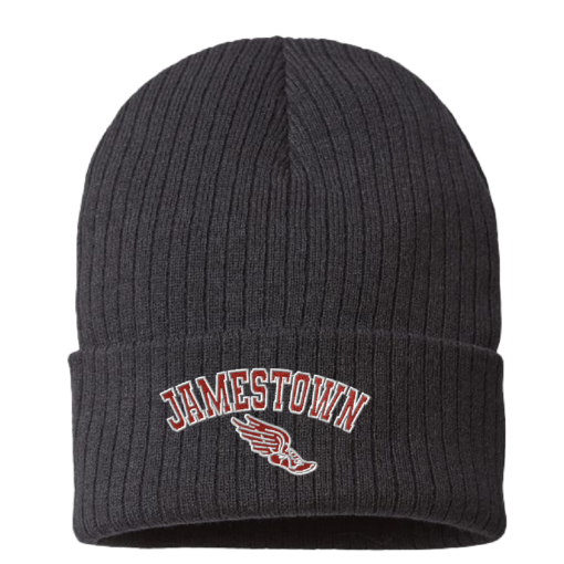 Jamestown Track -Embroidered Atlantis Cuffed Beanie