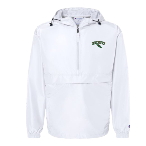 Jamestown Track - Champion Windbreaker - Embroidered White