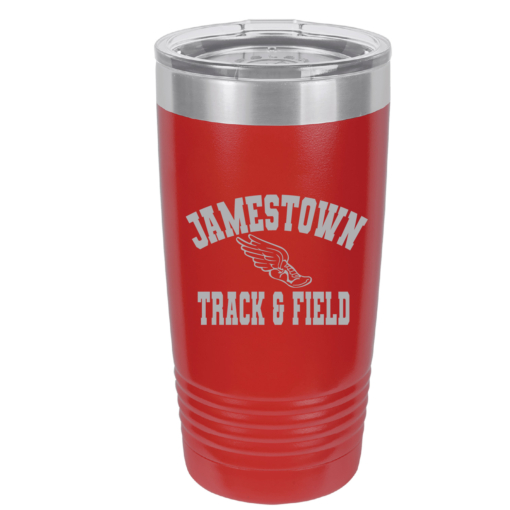 Jamestown Track -Polar Camel 20 oz. Red Engraved
