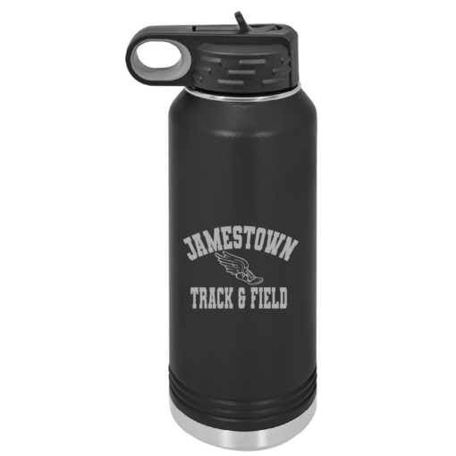 Jamestown Track -Polar Camel 32 oz. Black Water Bottle