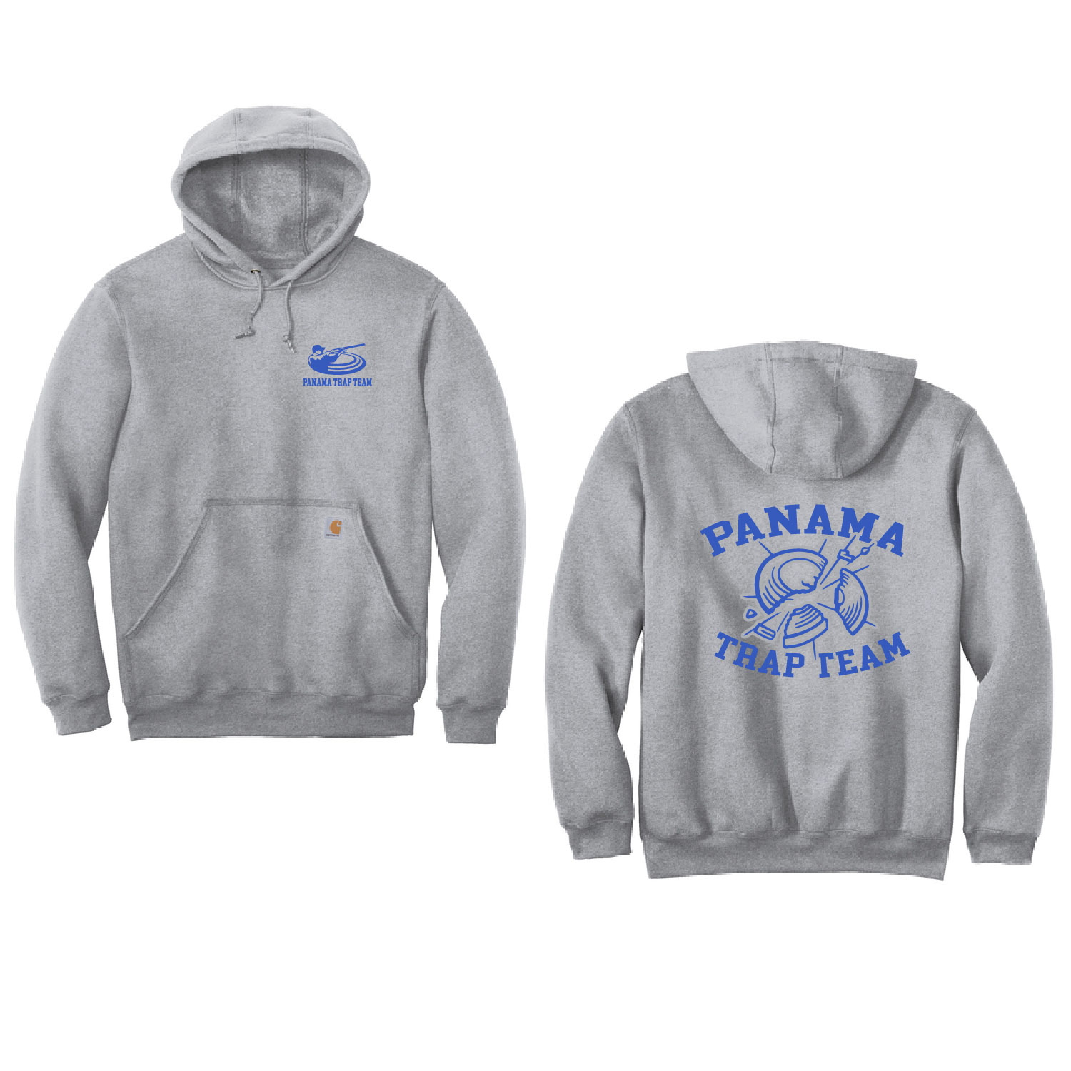 Panama Trap Team – Carhartt Midweight Hooded Sweatshirt – Heather Gray product image