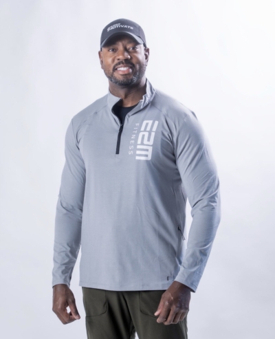 E2M – Men’s OGIO Unisex Quarter Zip – Graystone product image