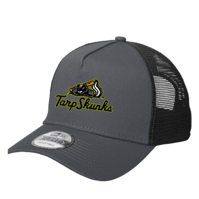Jamestown Tarp Skunks – New Era Snapback Trucker Cap – GRAPHITE/BLACK product image