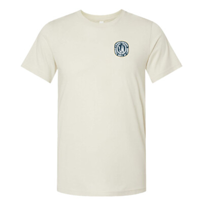 Chautauqua Sports Hall of Fame – Bella Short Sleeve Shirt – Digital Print – Heather Oatmeal product image