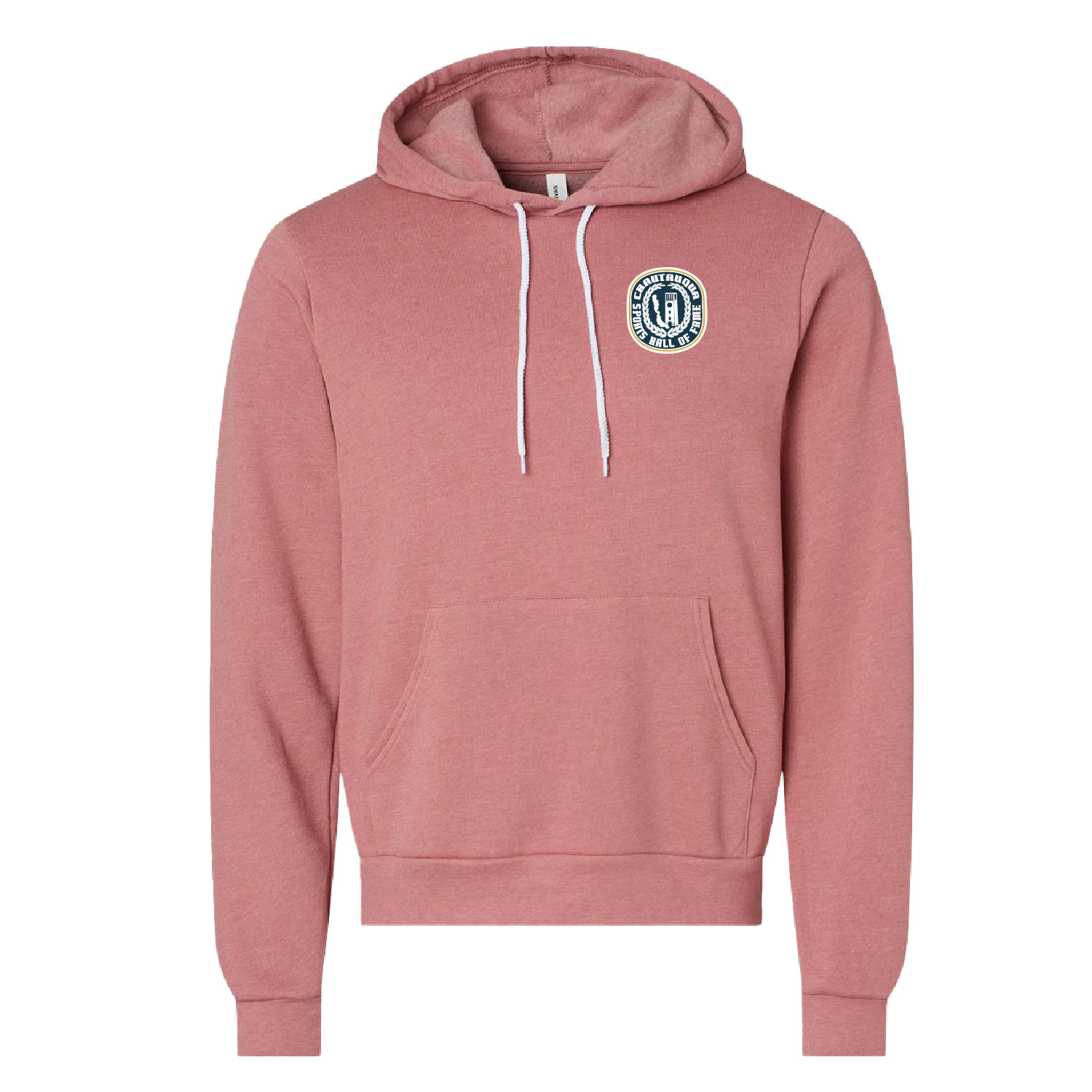 Chautauqua Sports Hall of Fame – Bella Hooded Sweatshirt- Digital Print – Heather Mauve product image