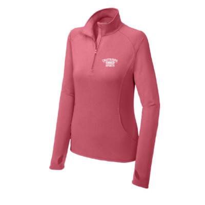 Chautauqua Sports Hall of Fame – Ladies Sport Teck Quarter Zip – Dusty Rose product image