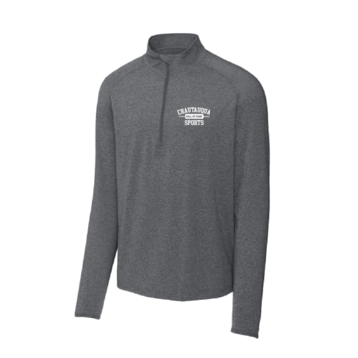 Chautauqua Sports Hall of Fame - Sport Teck Quarter Zip - Charcoal Heather Gray