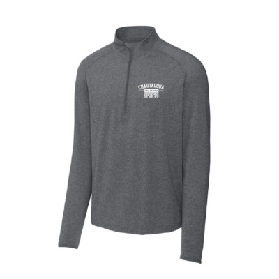 Chautauqua Sports Hall of Fame – Sport Teck Quarter Zip – Charcoal Heather Gray product image