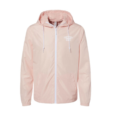 Chautauqua Sports Hall of Fame – Independent Trading Full Zip Windbreaker – Blush/White product image