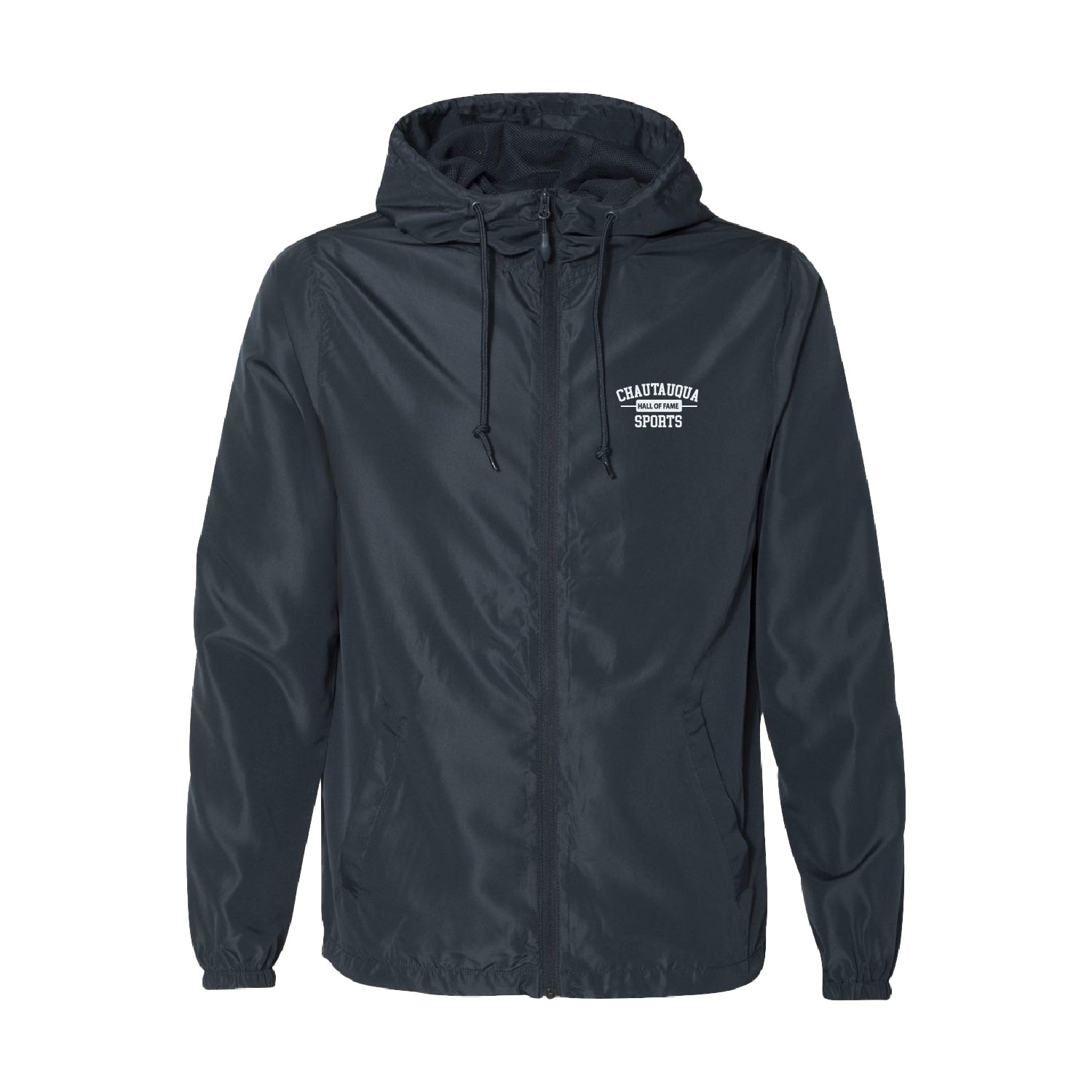 Chautauqua Sports Hall of Fame – Independent Trading Full Zip Windbreaker – Navy product image