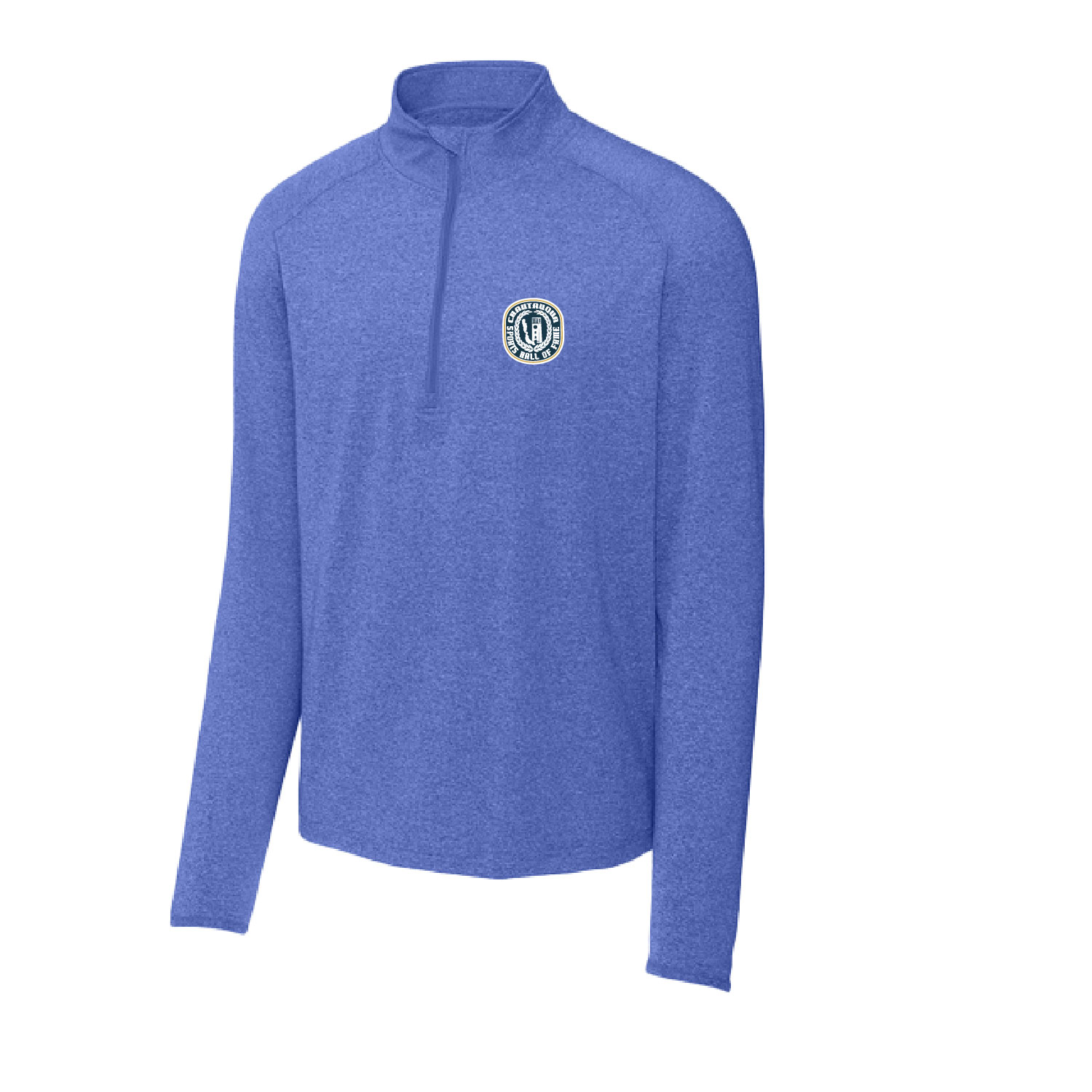 Chautauqua Sports Hall of Fame – Digital Print – Sport Tek Quarter Zip – True Royal Heather product image