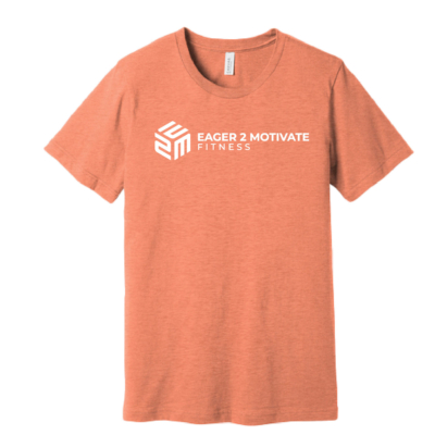 E2M – Cotton Short Sleeve Shirt – Heather Prism Sunset product image