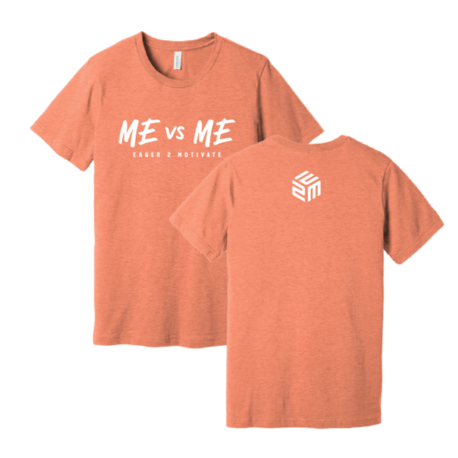 E2M - Cotton Short Sleeve Shirt - Heather Prism Sunset - Image 2