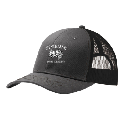 Stateline Draft Club – Snapback Trucker Cap – Gray Steel / Black product image