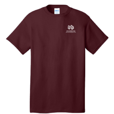 Stateline Draft Club – Cotton Short Sleeve Shirt – Athletic Maroon product image