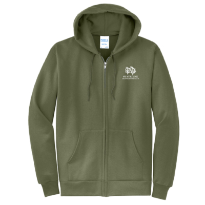 Stateline Draft Club – Fleece Full-Zip Hooded Sweatshirt – Olive Drab product image