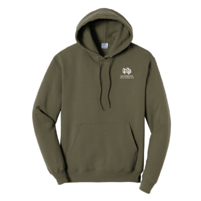 Stateline Draft Club – Fleece Pullover Hooded Sweatshirt – Olive Drab product image