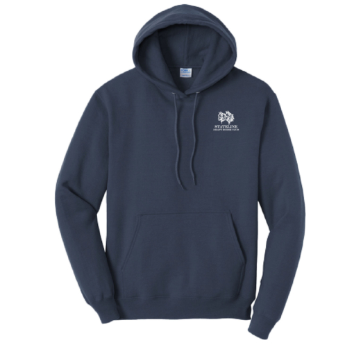 Stateline Draft Club - Fleece Pullover Hooded Sweatshirt - Navy