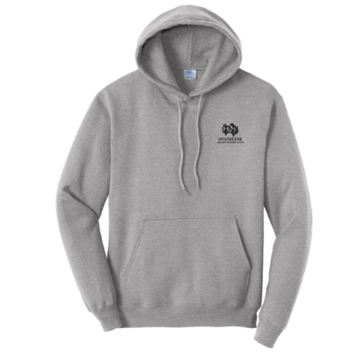 Stateline Draft Club - Fleece Pullover Hooded Sweatshirt - Athletic Heather