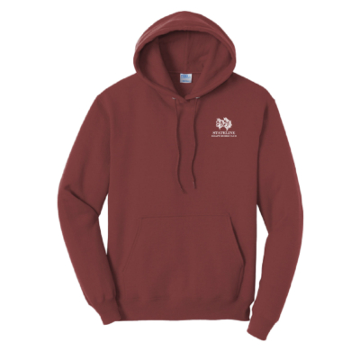 Stateline Draft Club – Fleece Pullover Hooded Sweatshirt – Maroon product image