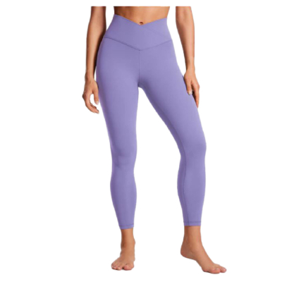 BLANK Activewear – Butterluxe Yoga Leggings 25”- V Cross Waist- Lavender product image