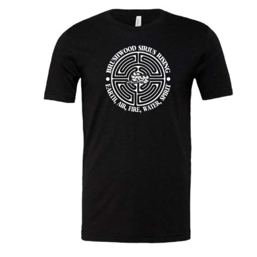 Brushwood - Cotton Short Sleeve Shirt - Sirius Rising - Black