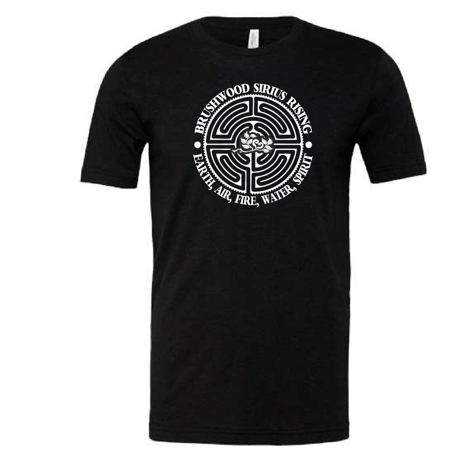 Brushwood – Cotton Short Sleeve Shirt – Sirius Rising – Black product image