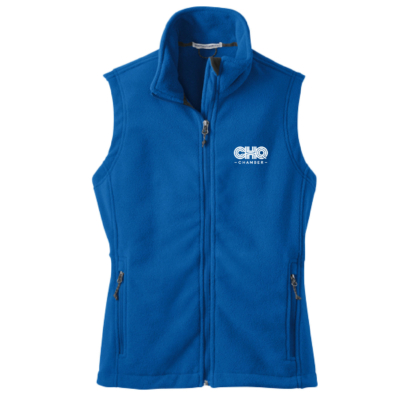 CHQ Chamber Online Store Merch – Value Fleece Vest Ladies – True Royal product image