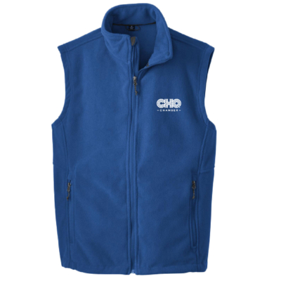 CHQ Chamber Online Store Merch – Value Fleece Vest Unisex – True Royal product image