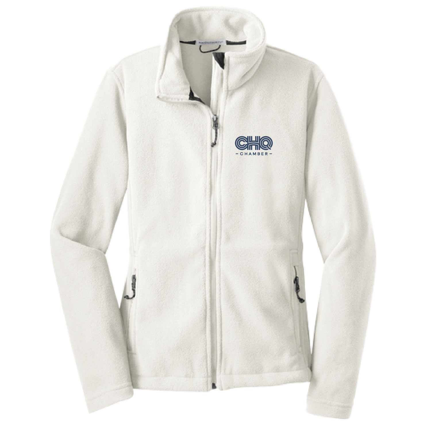 CHQ Chamber Online Store Merch -Women’s Value Fleece Jacket – White product image
